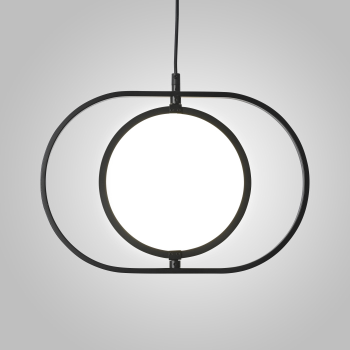 Подвесной светильник ARVET горизонтальный Черный ImperiumLoft