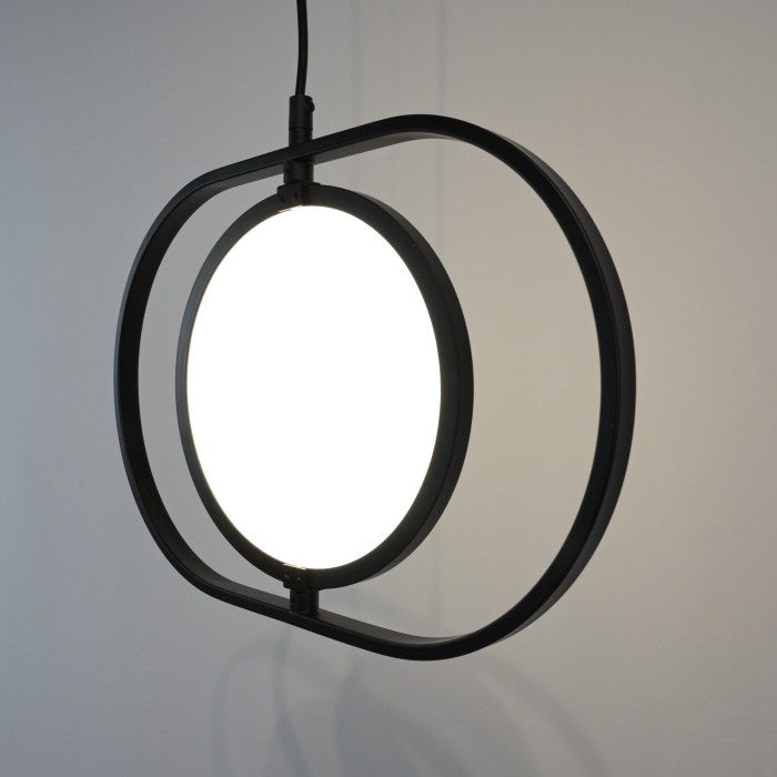 Подвесной светильник ARVET горизонтальный Черный ImperiumLoft