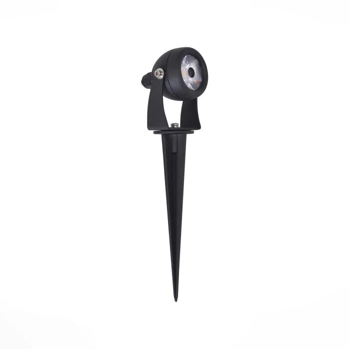 Светильник уличный наземный ST-Luce SL098.405.01 Черный/Прозрачный LED 1*8W
