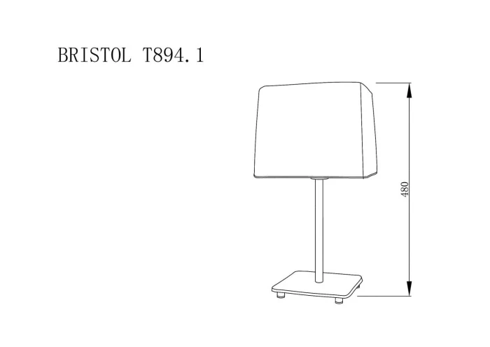Настольная лампа Lucia Tucci BRISTOL T894.1
