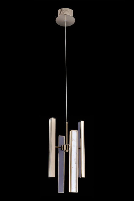 Подвесной светильник Leon Christine LE7702/4S Black Chrome