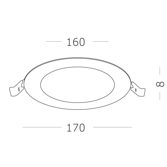 Встраиваемый светильник ST LUCE ST209.548.12