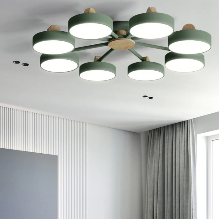 Потолочная люстра MOVE 8 Gray ImperiumLoft