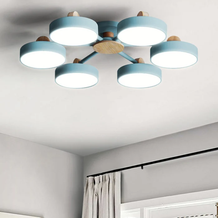 Потолочная люстра MOVE 8 Gray ImperiumLoft