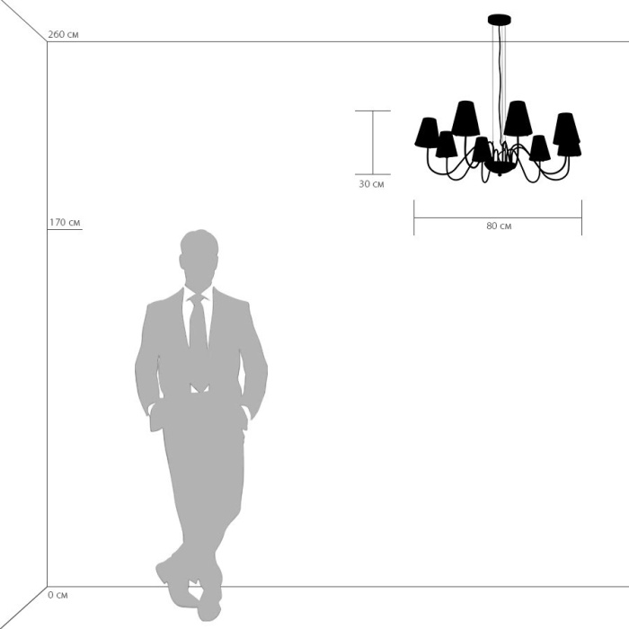 Подвесная люстра DIAFANO LIGHTSTAR 758082