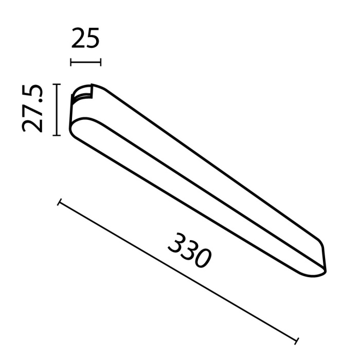 Трековый светильник Maytoni Basis TR080-1-18W4K-B