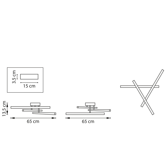 Люстра потолочная Palla Lightstar 739013