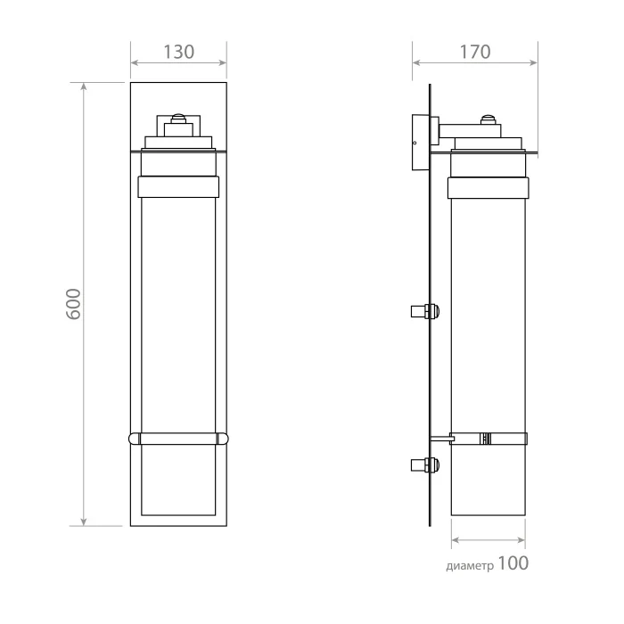 Настенный светильник Covali WL-31537