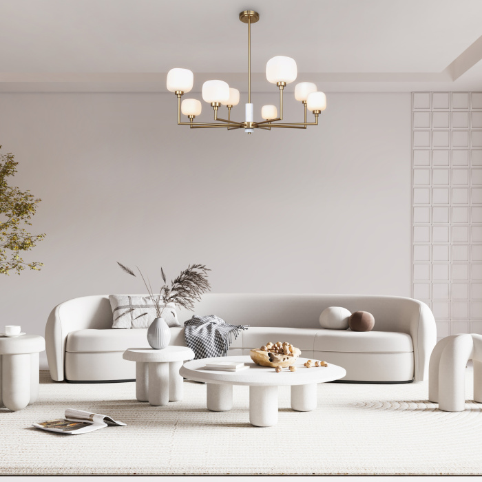 Люстра на штанге Freya Tender FR5373CL-06BS