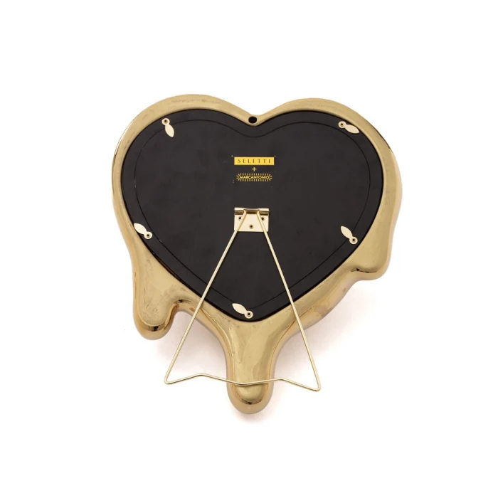 Рамка для фотографий Seletti Melted Heart Gold 10059
