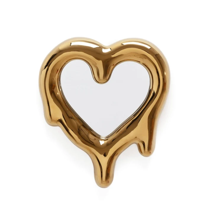 Рамка для фотографий Seletti Melted Heart Gold 10059