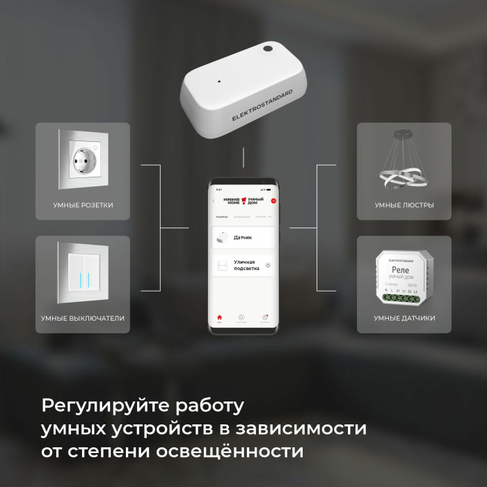 Умный датчик освещения Elektrostandard 4690389186790