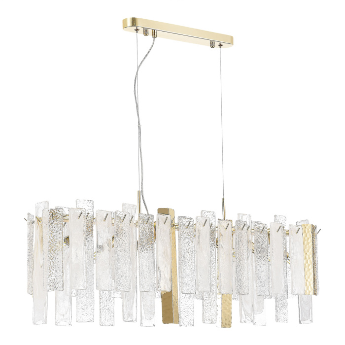 Люстра подвесная ST-Luce Золотистый/Белый, Золотистый E14 8*40W SL1636.203.08