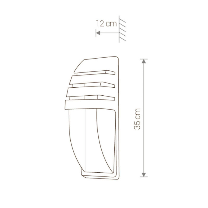 Уличный настенный светильник Nowodvorski Mistral 3393