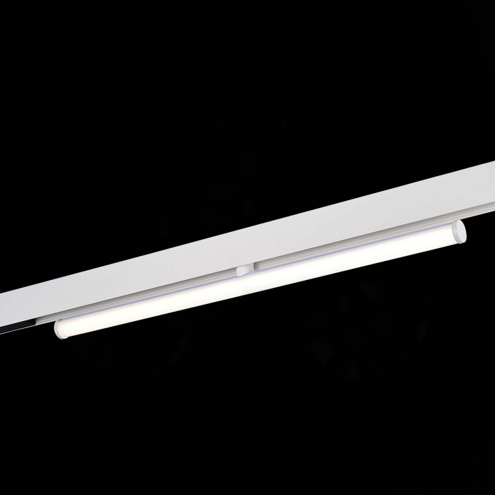 Магнитный трековый светильник Белый LED 1*10W 4000K 1 200Lm Ra>90 120° IP20 L604xW28xH8 ST803.546.10