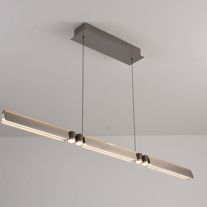 Светильник подвесной iLEDEX Vision 9309D-1200-2 GR+BK