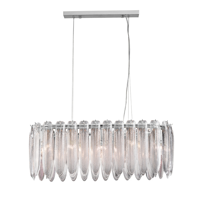 Подвесная люстра Delight Collection Piuma MD22027002-L82 chrome