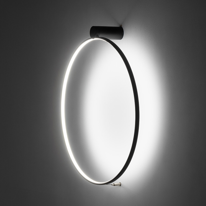 Настенно-потолочный светильник Nowodvorski Circolo Led M Black 10815