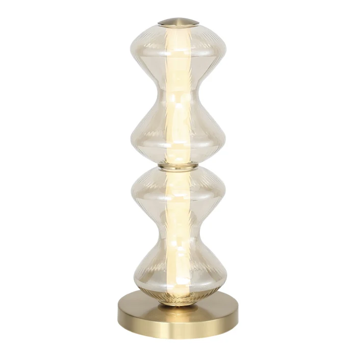 Прикроватная лампа ST-Luce золото/коньячный LED 1*12W 3000K SL6136.214.01