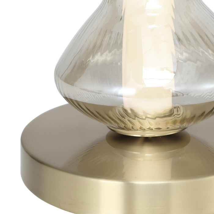 Прикроватная лампа ST-Luce золото/коньячный LED 1*12W 3000K SL6136.214.01