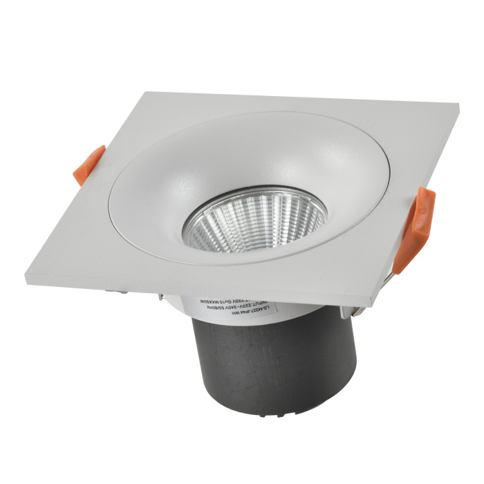 Светильник встраиваемый Белый LED 1*10W 4000K 700Lm Ra>90 60° IP44 L100xW100xH40 85-265V ST259.548.10