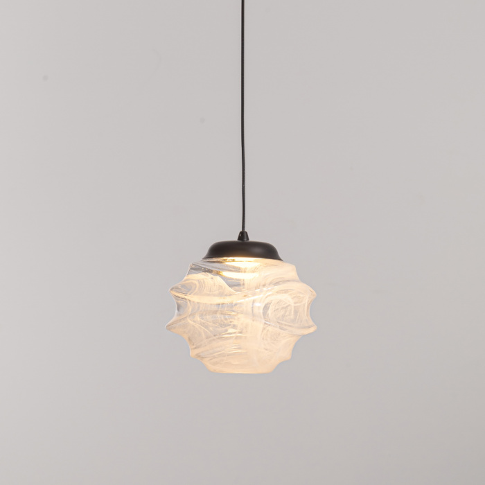 Подвесной светильник Delight Collection MD25030003 MD25030003-1A matt black/clear