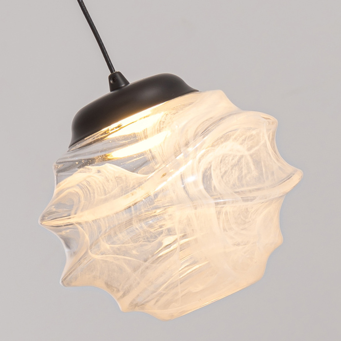 Подвесной светильник Delight Collection MD25030003 MD25030003-1A matt black/clear