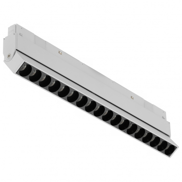 Светильник трековый магнитный поворотный iLedex VISION 4822-003-L350-18W-38DG-3000K-WH