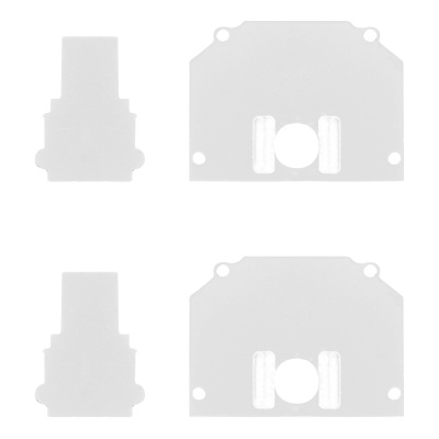 Торцевая заглушка (внешняя и внутрення 2+2шт) ST-Luce Белый ST046.589.02