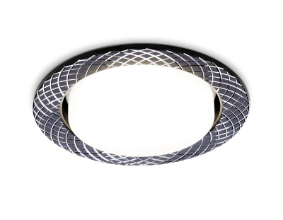 Встраиваемый точечный светильник GX53 Ambrella light G818 BK