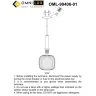 Светильник подвесной Omnilux Triscina OML-99406-01