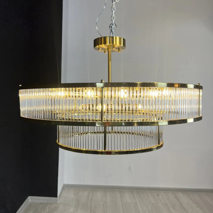 Люстра на штанге ImperiumLoft Marais Round 228942-22
