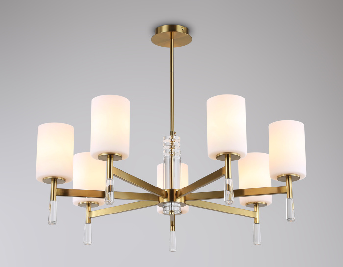 Люстра со стеклянными плафонами на штанге Ambrella light LH56263