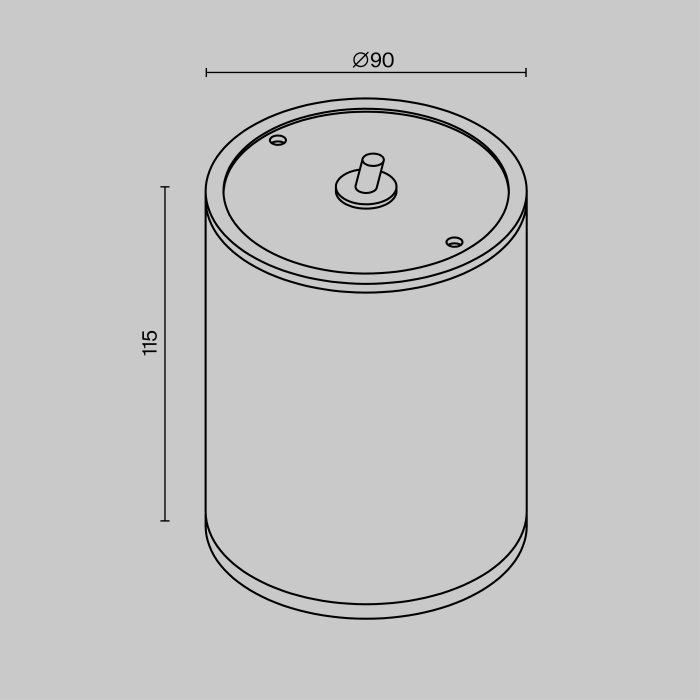 Накладной уличный светильник Maytoni Bar O306CL-L7GF