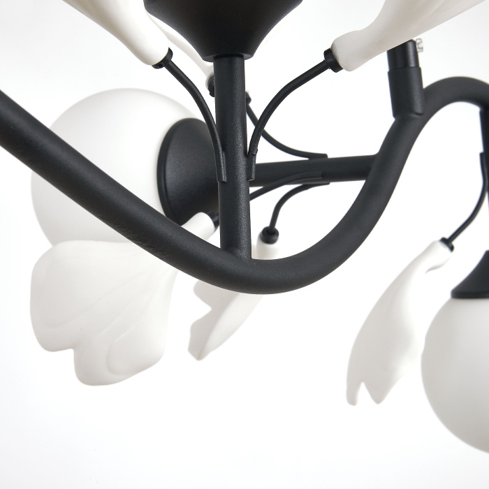 Люстра подвесная Lightstar Ceramo bw 799087