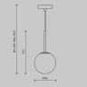 Подвесной светильник Maytoni Basic form MOD321PL-01G1