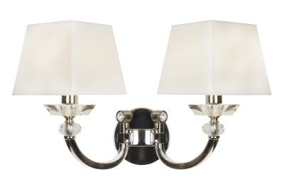 Настенный светильник iLamp Blues W9404-2 Никель+белый