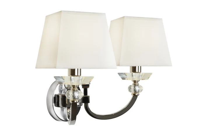 Настенный светильник iLamp Blues W9404-2 Никель+белый