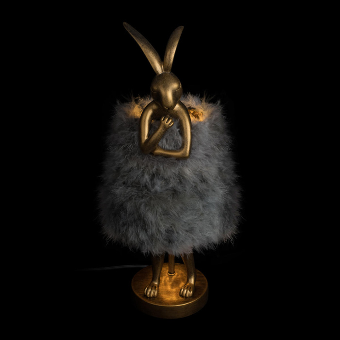 Настольная лампа LOFT IT Lapine 10315/A Grey fluff