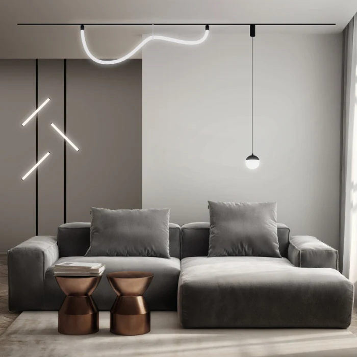 Светильник на шине Denkirs SMART MOON DK8056-BK