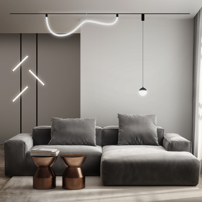 Светильник на шине Denkirs SMART MOON DK8056-BK