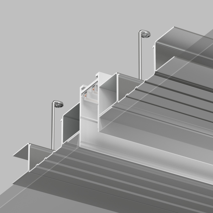 Шинопровод Denkirs SMART HIDE TR2012-WH