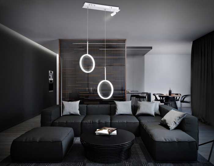 Подвесной светодиодный светильник с пультом Ambrella light FL5272