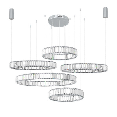 Подвесной светильник Loft it Crystal ring 10135/5 Chrome