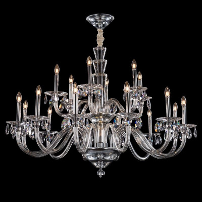 Подвесная люстра L&#039;Arte Luce Luxury Roccaforte L58318.18 с элементами из хрусталя