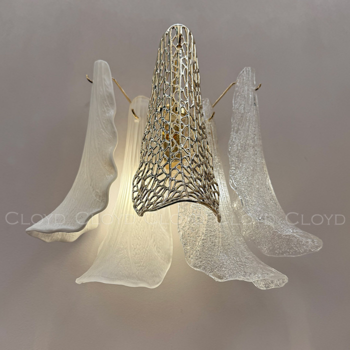 Бра Cloyd WASABI W2 / выс. 33 см - керамика - золото (арт.20406)