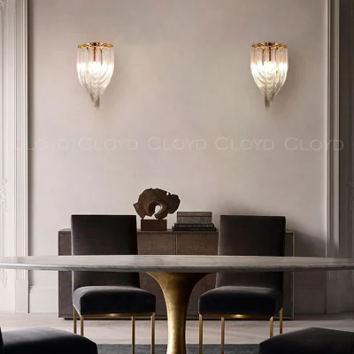 Бра Cloyd MEBIUS-B W1 / выс. 36 см - золото (арт.20294)