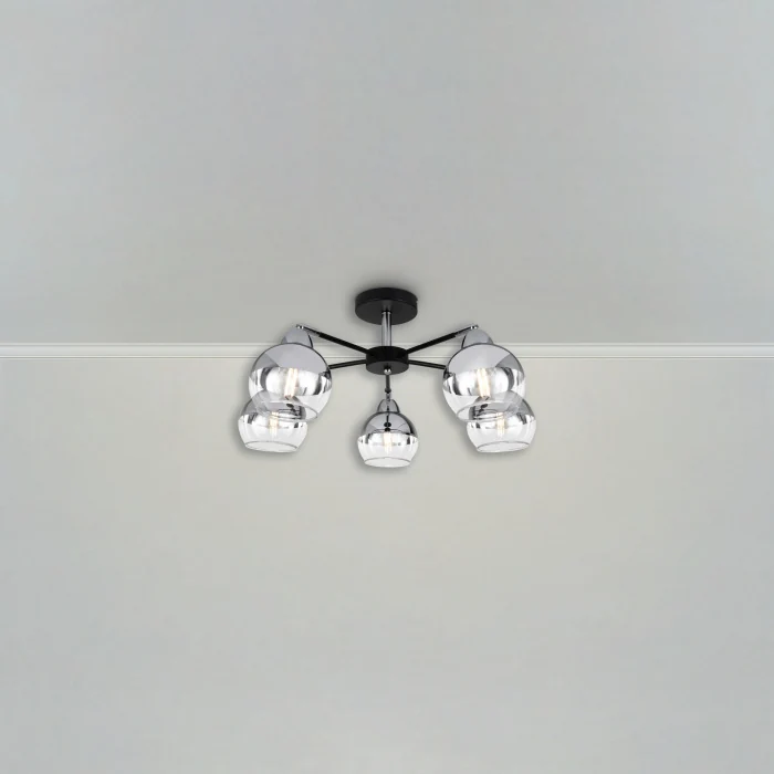 Люстра на штанге Freya Jasper FR5225PL-05B