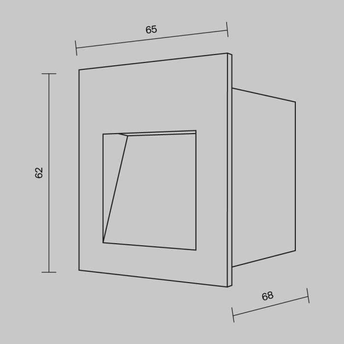 Подсветка для ступеней Maytoni Arca O038-L3W