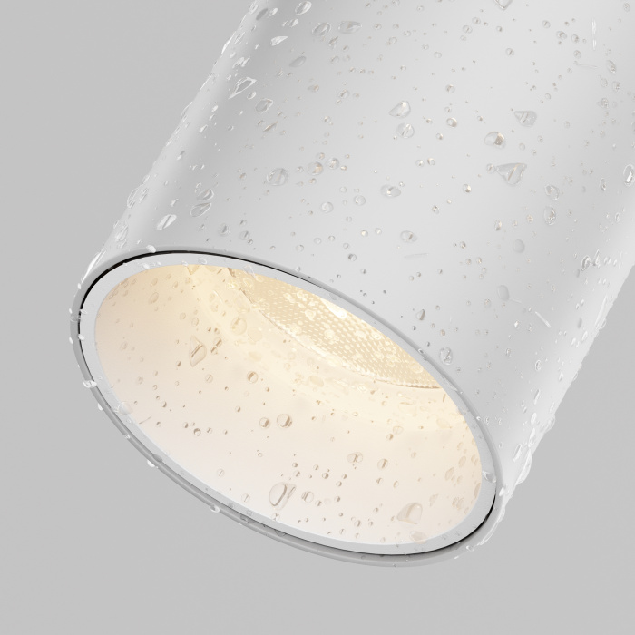 Трековый однофазный уличный светодиодный светильник Maytoni Elasity ip black O-TR01-1-S-16WW3K